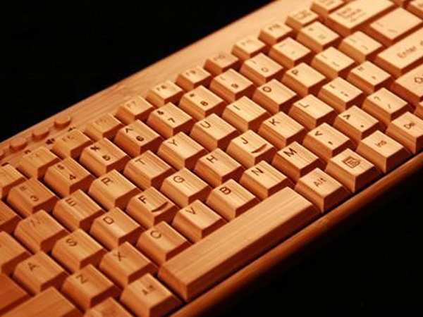 木质键盘打标